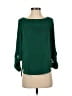 Ann Taylor LOFT 100% Polyester Green 3/4 Sleeve Blouse Size XXS - photo 1