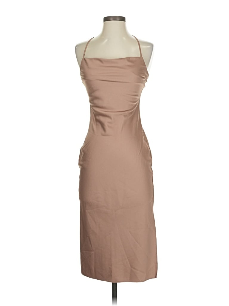Pre-owned Express Outlet Cocktail Dress In Brown