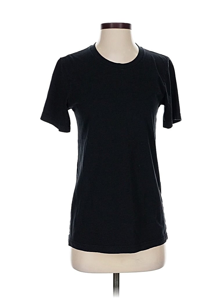 Pre-owned Canvas Active T-shirt In Black
