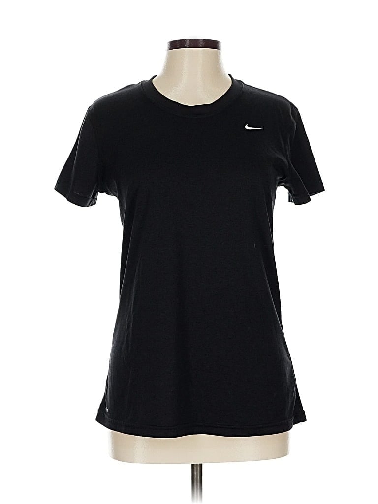Pre-owned Nike Active T-shirt In Black