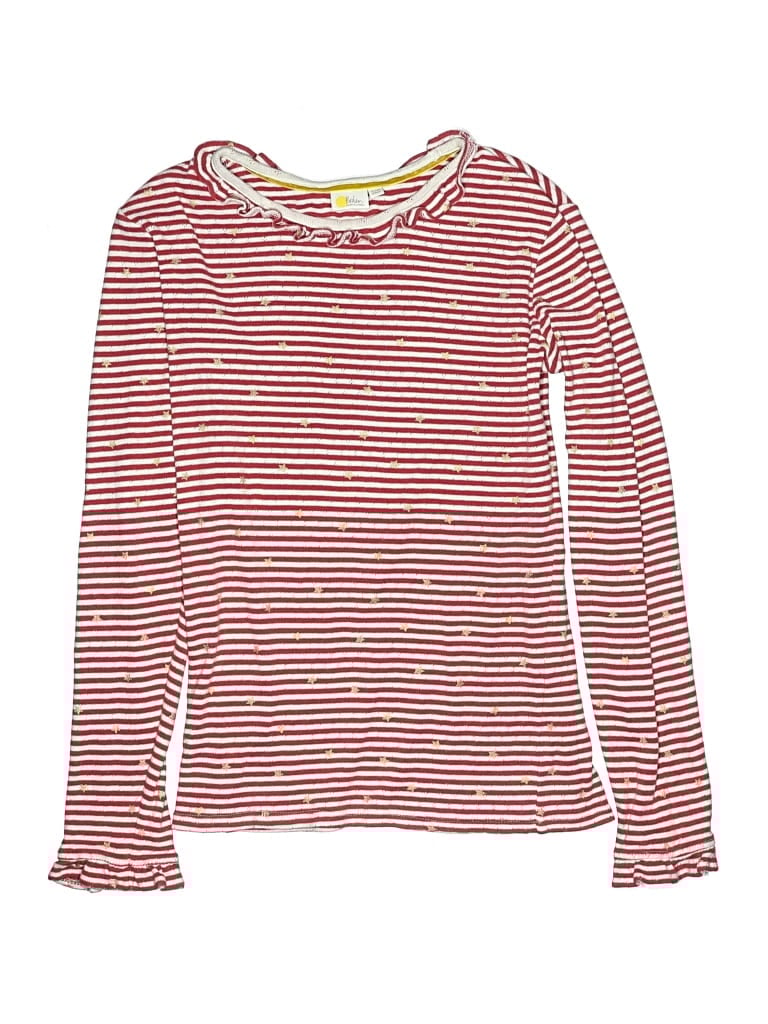 Pre-owned Boden Kids' Long Sleeve T-shirt In Red