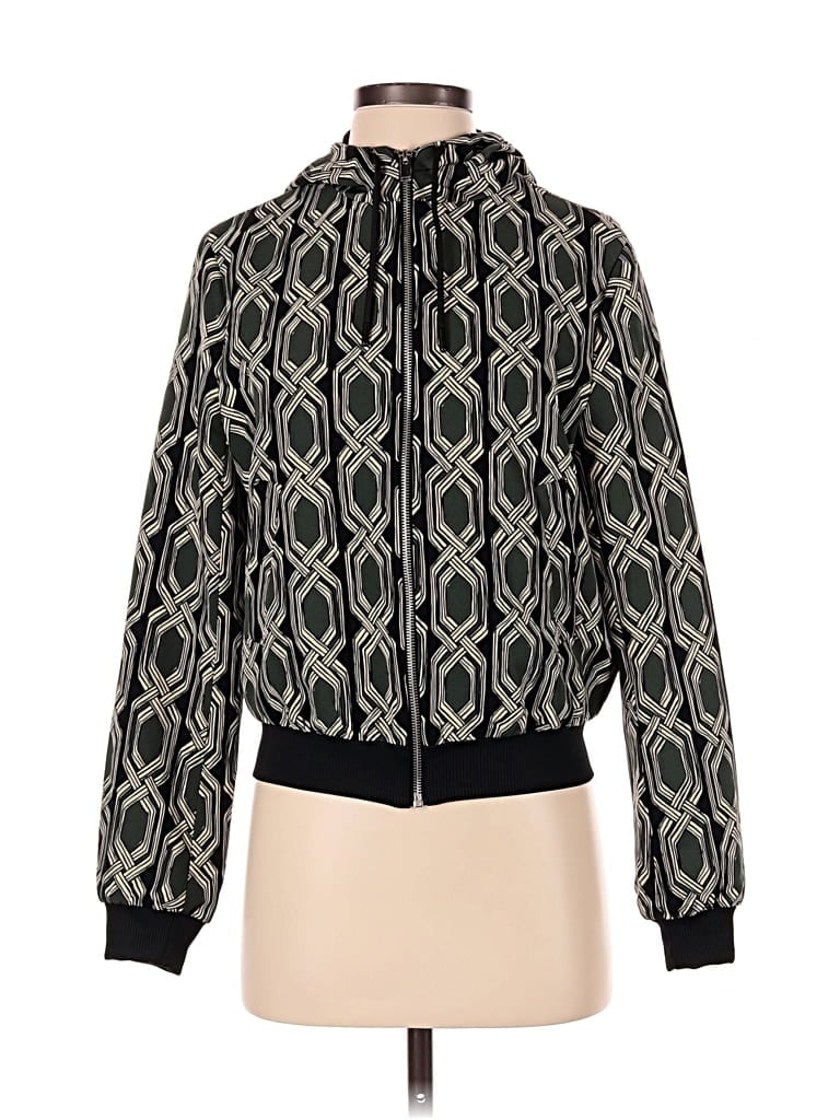 Pre-owned Zara Jacket In Green