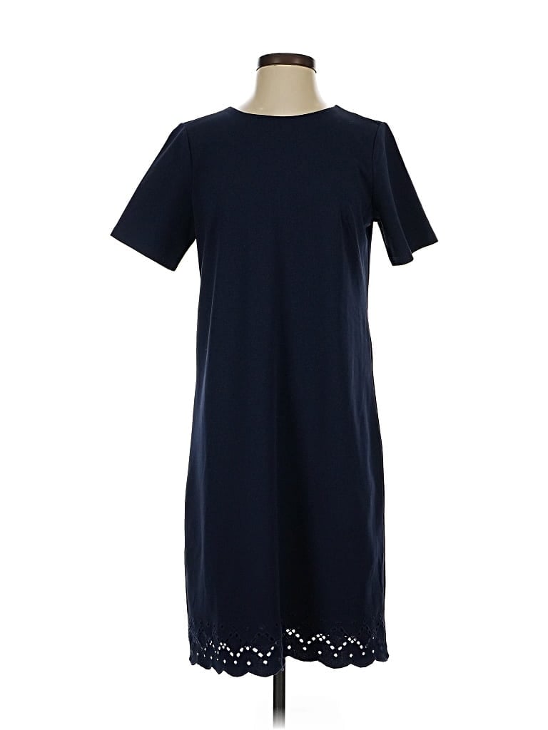 Pre-owned Ann Taylor Casual Dress In Blue
