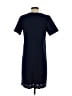 Ann Taylor Solid Blue Casual Dress Size 4 - photo 2