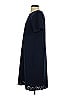 Ann Taylor Solid Blue Casual Dress Size 4 - photo 5