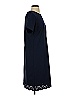 Ann Taylor Solid Blue Casual Dress Size 4 - photo 4
