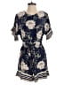Blank London 100% Viscose Floral Blue Romper Size XS - photo 1
