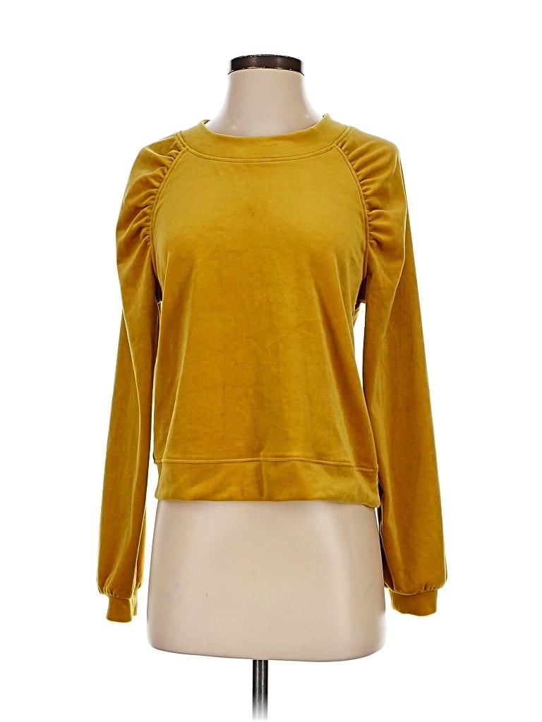 Pre-owned Saturday Sunday Sweatshirt In Gold