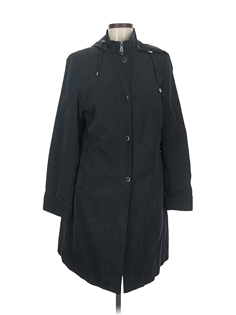 Pre-owned London Fog Trenchcoat In Black