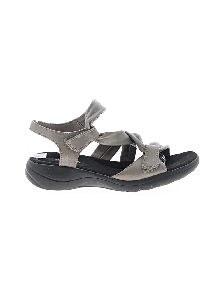 Pre-owned Clarks Sandals In Gray