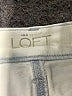 Ann Taylor LOFT Ivory Denim Skirt Size 25 waist - photo 4