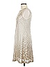 Eliza J 100% Polyester Metallic Silver Cocktail Dress Size 6 - photo 5