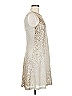 Eliza J 100% Polyester Metallic Silver Cocktail Dress Size 6 - photo 4