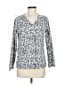 Adonna 100% Polyester Animal Print Silver Pullover Sweater Size M - photo 1