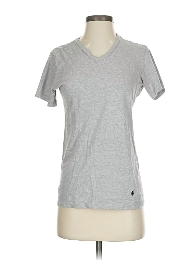 Pre-owned Polo By Ralph Lauren Short Sleeve T-shirt In Silver