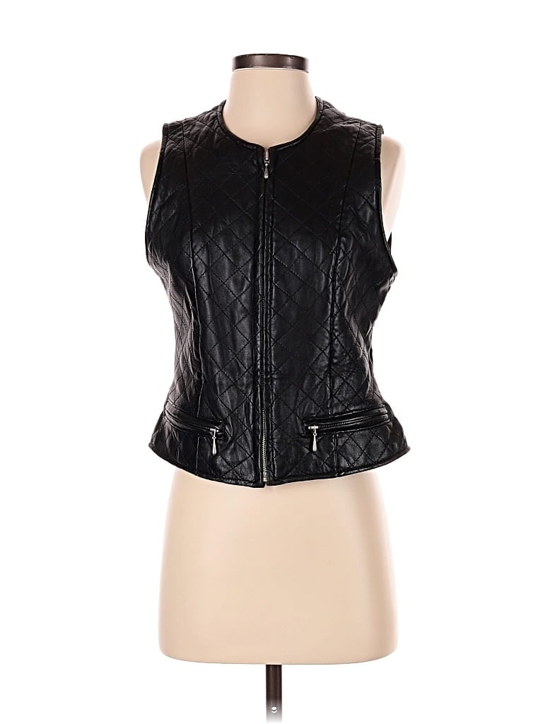 Pre-owned The Limited Vest In Black