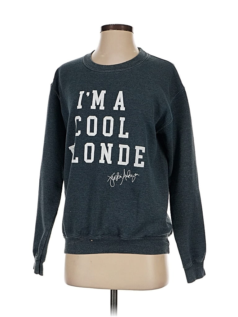 Pre-owned Assorted Brands Sweatshirt In Blue