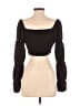 Nasty Gal Inc. Black Long Sleeve Blouse Size 2 - photo 2