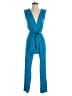 Bebe 100% Polyester Solid Blue Jumpsuit Size XXS - photo 1