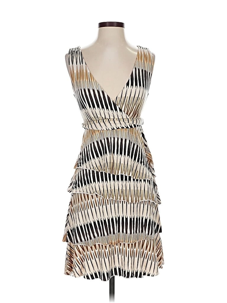 Pre-owned New York And Company Cocktail Dress In Silver