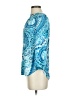 Talbots 100% Polyester Paisley Blue 3/4 Sleeve Blouse Size XS - photo 5