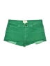 Current/Elliott 100% Cotton Solid Green Denim Shorts Size XS (0) - photo 1