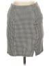 Assorted Brands 100% Polyester Houndstooth Gray Casual Skirt Size S - photo 1