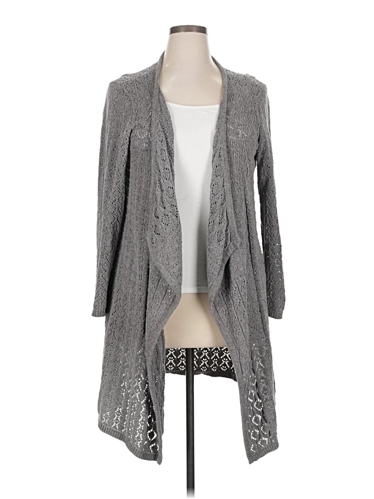 Pre-owned Artesia Cardigan Sweater In Gray