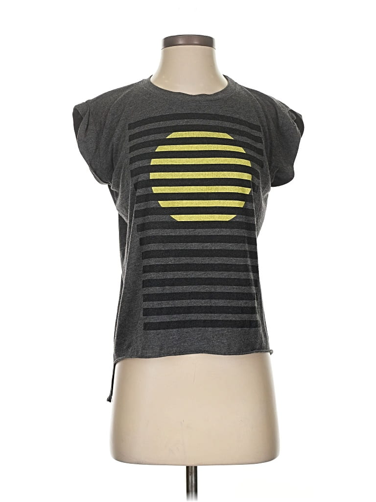 Pre-owned Assorted Brands Short Sleeve T-shirt In Gray