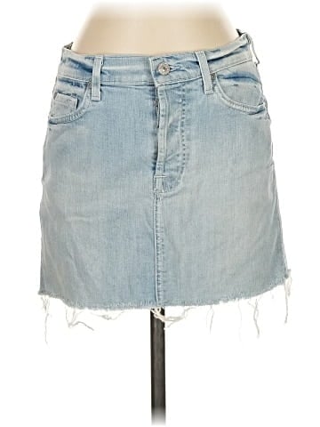 7 For All Mankind Denim Skirt (view 1)