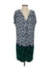 Max Studio Print Blue Casual Dress Size S - photo 1