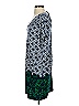 Max Studio Print Blue Casual Dress Size S - photo 5