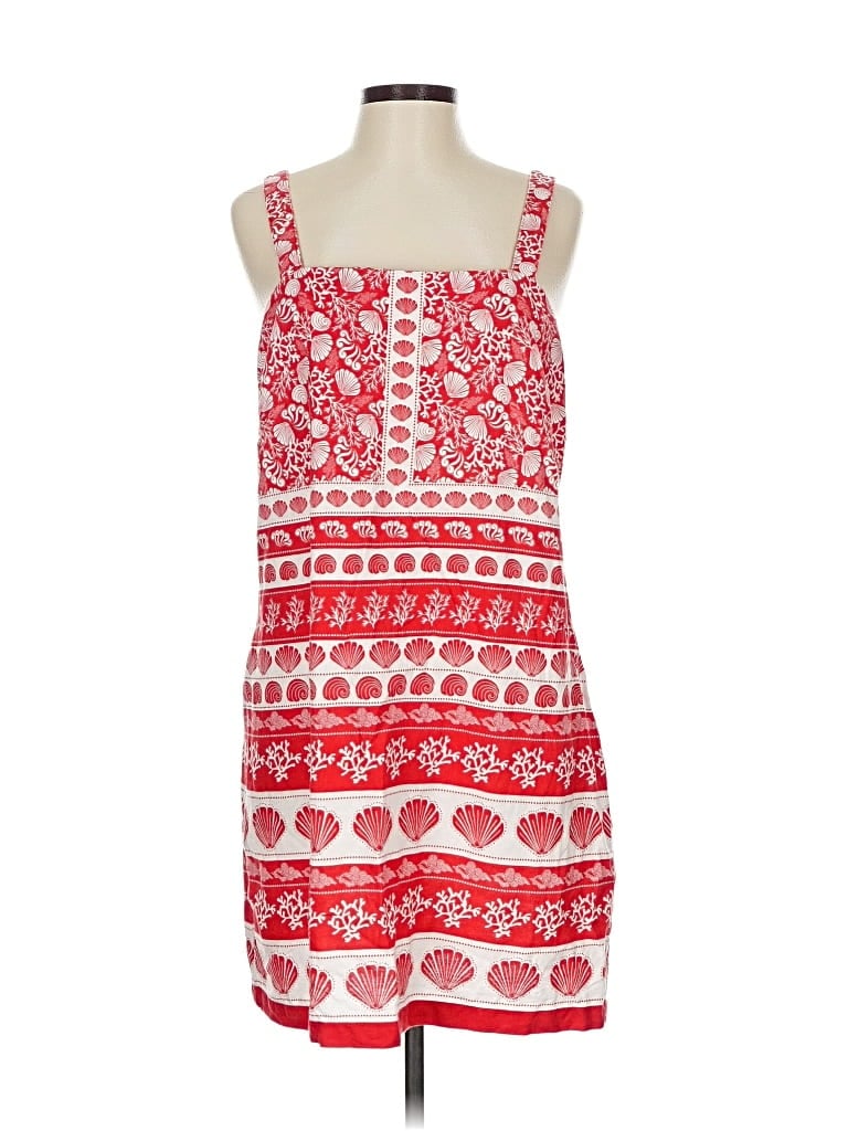 Pre-owned Ann Taylor Loft Outlet Casual Dress In Red