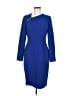 Carmen Marc Valvo 100% Polyester Blue Cocktail Dress Size 6 - photo 1