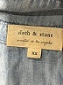 Cloth & Stone 100% Tencel Blue Romper Size XS - photo 3