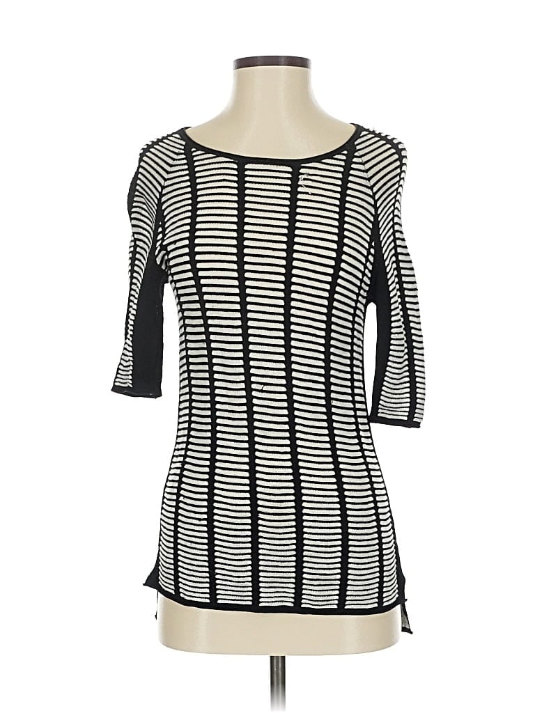 Pre-owned Bcbgmaxazria Pullover Sweater In Black