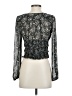 Free People 100% Polyester Black Long Sleeve Blouse Size XS - photo 2