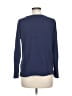 Joe Fresh Blue Long Sleeve Blouse Size M - photo 2