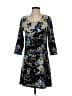 Papillon Print Blue Casual Dress Size S - photo 1