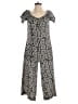 LOFT Beach Paisley Gray Black Jumpsuit Size XS - photo 1