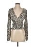 Zara Ivory Long Sleeve Blouse Size S - photo 1