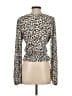 Zara Ivory Long Sleeve Blouse Size S - photo 2