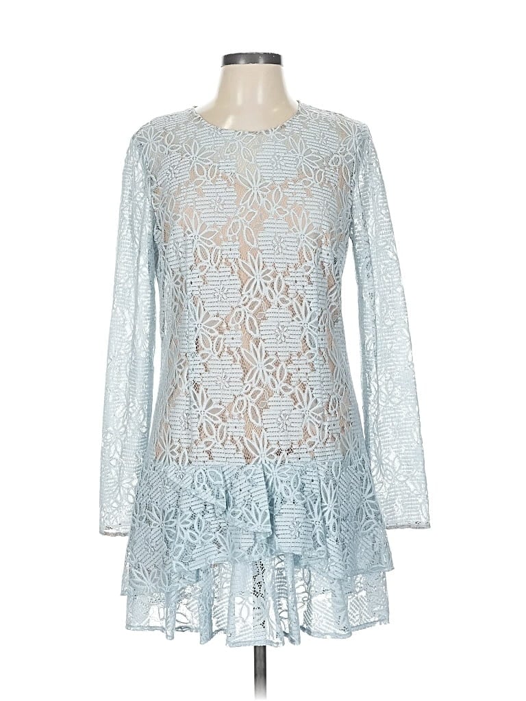 Pre-owned Bcbgmaxazria Cocktail Dress In Blue