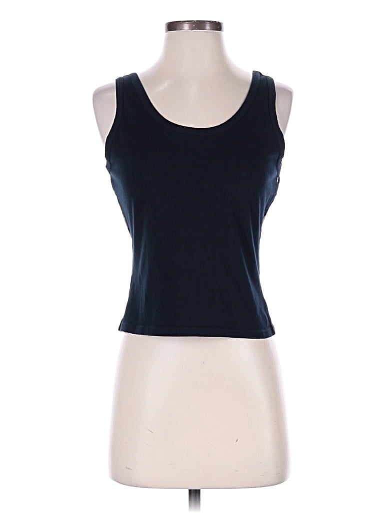 Pre-owned Burberry Tank Top Black Halter Neckline Tops