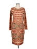 Lularoe Print Orange Casual Dress Size M - photo 1