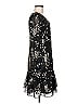Kensie 100% Polyester Print Black Cocktail Dress Size 6 - photo 4