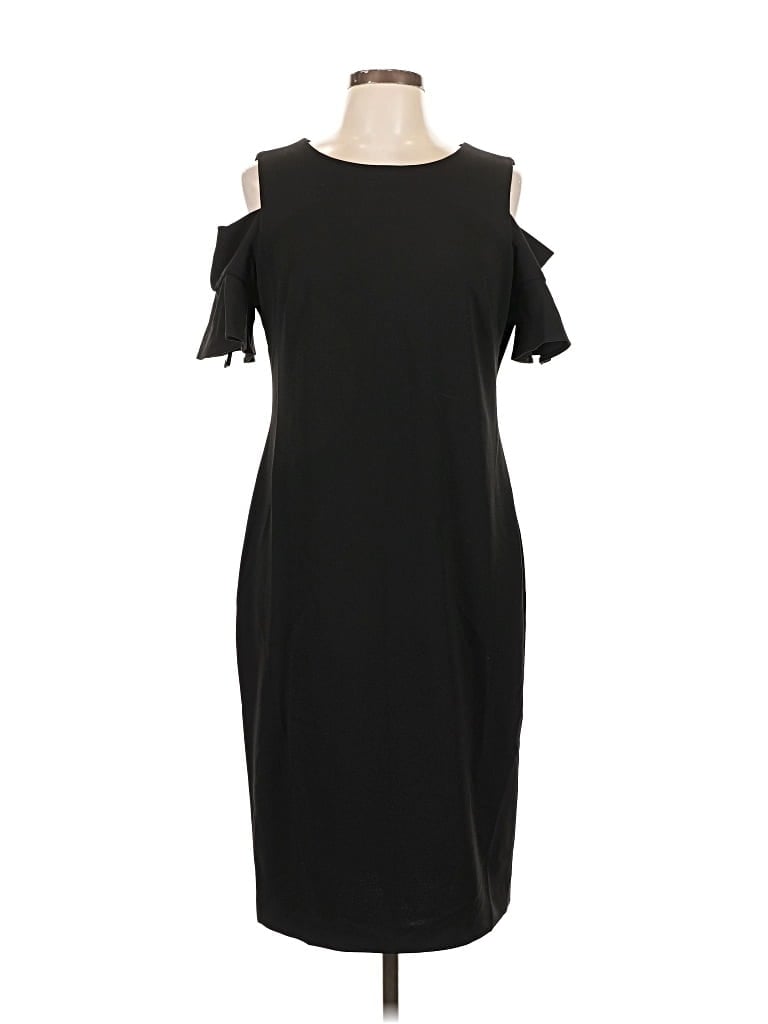 Pre-owned Calvin Klein Cocktail Dress In Black