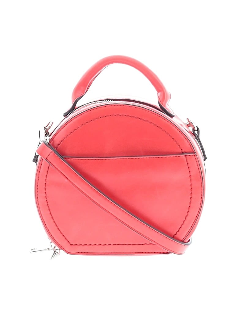 Pre-owned Sole Society Leather Satchel In Red