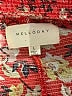 MELLODAY Red 3/4 Sleeve Blouse Size L - photo 7