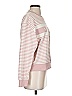 LA Hearts Stripes Pink Sweatshirt Size S - photo 4